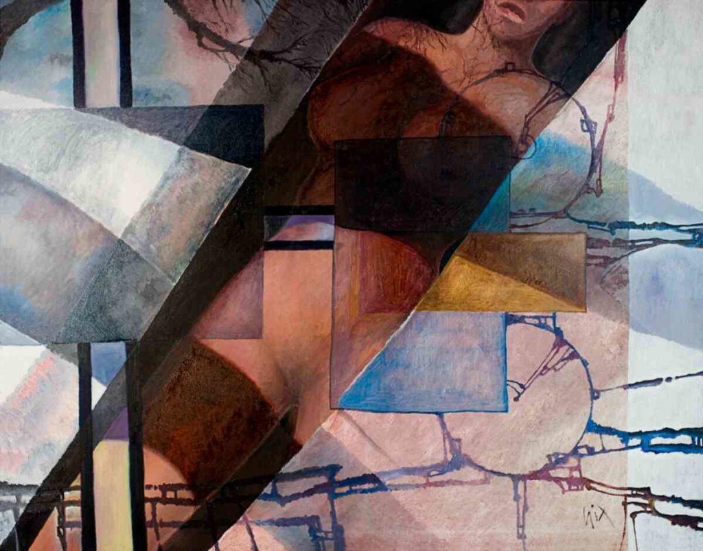 projections - oil painting by giuliano montisci